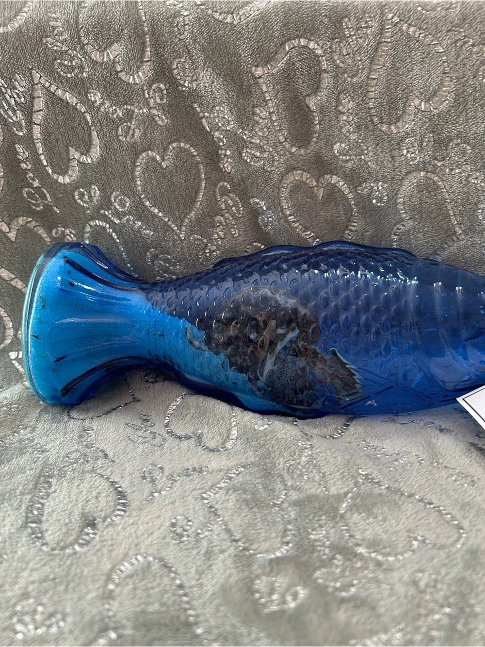 NWT Rockwell Spirits, 15.2f Blue Enchantress, Fish-Shaped Margarita Mixer Bottle